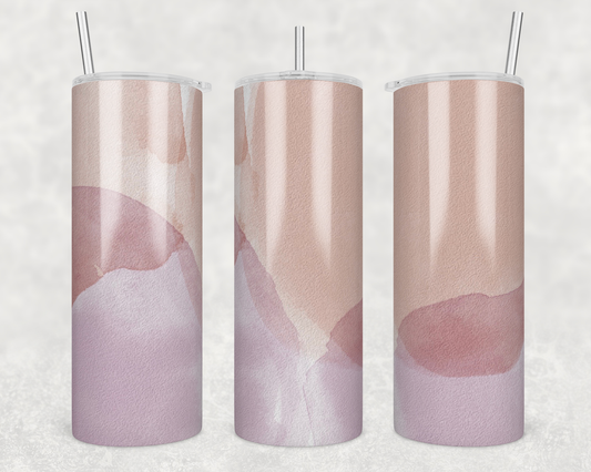 20oz Stainless Steel Tumbler -Watercolor
