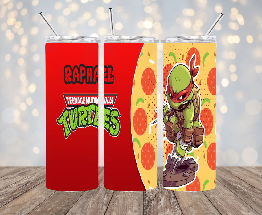 20oz Stainless Steel Tumbler - Ninja Turtles Raphael